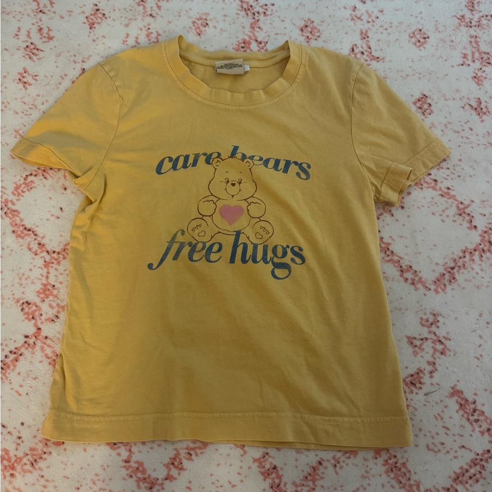 Zara Yellow Care Bears Tee